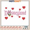 Daisy duck disneyland embroidery, daisy donald duck​ embroidery