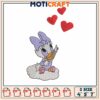 Daisy duck baby embroidery, daisy duck cartoon embroidery 2 Daisy duck baby embroidery, daisy duck cartoon embroidery