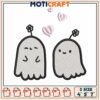 Cute ghost design embroidery, ghost clip art embroidery 2 Cute ghost design embroidery, ghost clip art embroidery