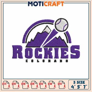Colorado rockies embroidery, colorado rockies tickets​ embroidery