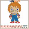 Chucky doll chibi embroidery, chucky fan art embroidery 2 Chucky doll chibi embroidery, chucky fan art embroidery