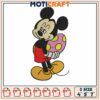 Chillin easter pink embroidery, mickey's first cartoon embroidery 2 Chillin easter pink embroidery, mickey's first cartoon embroidery