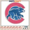 Chicago cub one bear embroidery, baseball in chicago embroidery 1 Chicago cub one bear embroidery, baseball in chicago embroidery