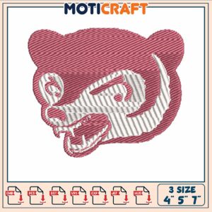 Chicago cub logo embroidery, baseball games chicago​ embroidery
