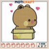 Chibi bear design embroidery, cartoon bear embroidery 2 Chibi bear design embroidery, cartoon bear embroidery