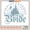Castle bridge art embroidery, disney world castle​​ embroidery