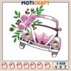 Car decor flower embroidery, flower decoration​​ embroidery
