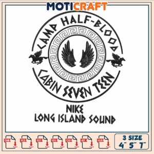Calm half blood embroidery, percy jackson movies​ ​embroidery