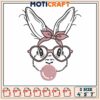 Bunny design embroidery, bunny cartoon​​​​​​​ ​embroidery