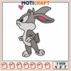 Bugs bunny love cartoon embroidery, bad bunny embroidery 1 Bugs bunny love cartoon embroidery, bad bunny embroidery