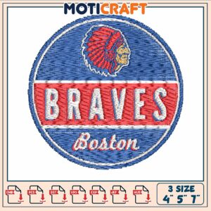 Boston native american embroidery, native american symbols​​ embroidery