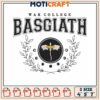 Basgiath college symbol embroidery, basgiath fourth wing embroidery 1 Basgiath college symbol embroidery, basgiath fourth wing embroidery