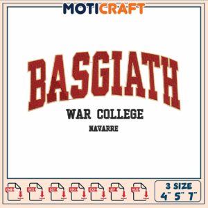 Basgiath college embroidery, basgiath war college​ embroidery