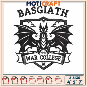 Basgiath art dragon embroidery, fourth wing dragons embroidery