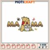 Winnie the Pooh Mama Embroidery Design for Cute Projects 4x5x7