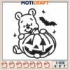 Winnie the Pooh Halloween Embroidery