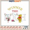 Winnie the Pooh Embroidery Design 3 Sizes