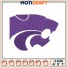 Wildcat Head Embroidery Design 3 Sizes