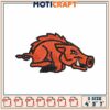 Wild Boar Embroidery Design 4x7 Inch