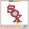 White Sox Embroidery Design 3 Sizes
