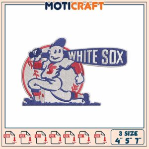 White Sox Baseball Embroidery Design