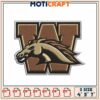Western Mustang Embroidery Design