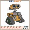 WALL E Embroidery Design 3 Sizes