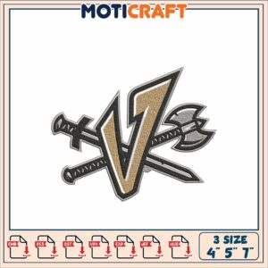 Viking V Embroidery Design 4x5x7 Inch