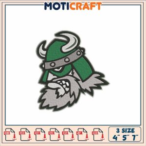 Viking Embroidery Design 4x5x7 Inch