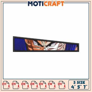 Vegeta Embroidery Patch Design