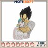 Vegeta Bulma Embroidery Design