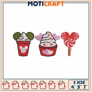 Valentine's Treats Embroidery Designs