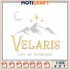 Velaris City of Starlight Embroidery Design for Machine Use