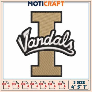 Vandals Embroidery Design 3 Sizes