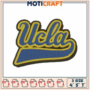 UCLA Embroidery Design 3 Sizes