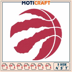 Toronto Raptors Embroidery Design