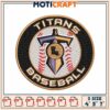 Titans Baseball Embroidery Patch Design 2 Titans Baseball Embroidery Patch Design
