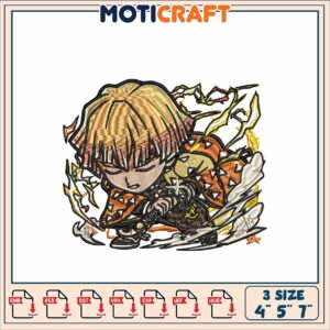 Tanjiro Kamado Embroidery Design