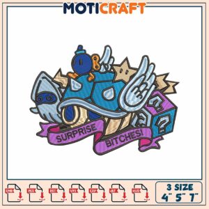 Surprise Bitches Embroidery Design