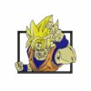 Super Saiyan Goku Embroidery Design
