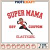 Super Mama Elastigirl Embroidery Design