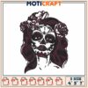 Sugar Skull Girl Embroidery Design 2 Sugar Skull Girl Embroidery Design