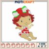 Strawberry Girl Embroidery Design