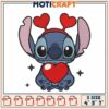 Stitch Valentine Embroidery Design