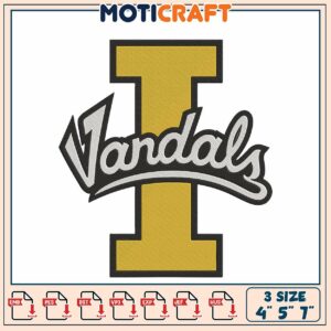 Vandal I Embroidery Design 4x5x7 Inch