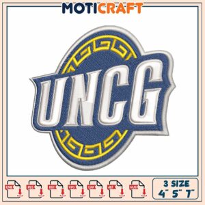 UNCG Embroidery Design 3 Sizes