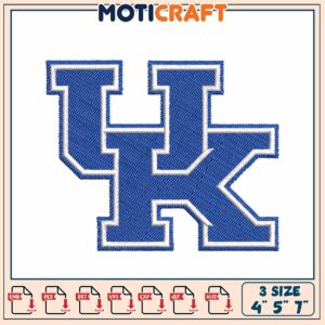 UK Wildcats Embroidery Design 4x5x7 inch