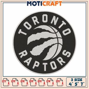 Toronto Raptors Embroidery Patch Design