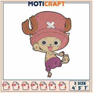 Tony Chopper Embroidery Design