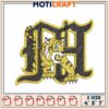 Tiger Letter H Embroidery Design 1 Tiger Letter H Embroidery Design